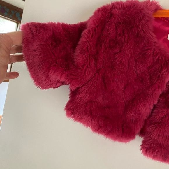 H&M Faux Fur Shrug/Bolero Size 6- 8Y. - Picture 5 of 8